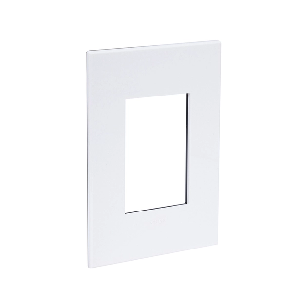 Placa 4x2 3 Postos Quadrados Branco Arteor