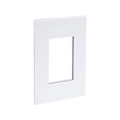 Placa 4x2 3 Postos Quadrados Branco Arteor