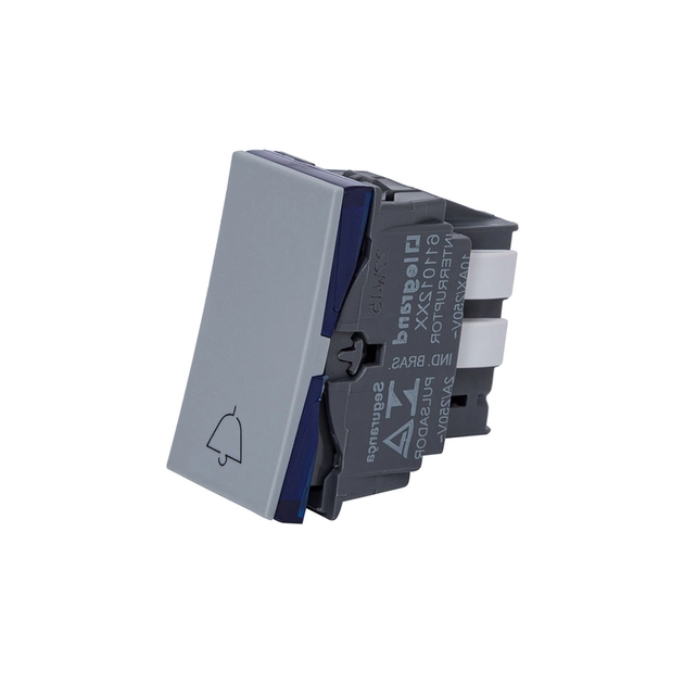 Pulsador Campainha Pial Plus+ 20a Cinza