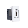 Módulo Tomada Carregador Usb Pial Plus+ 1,5a Branco