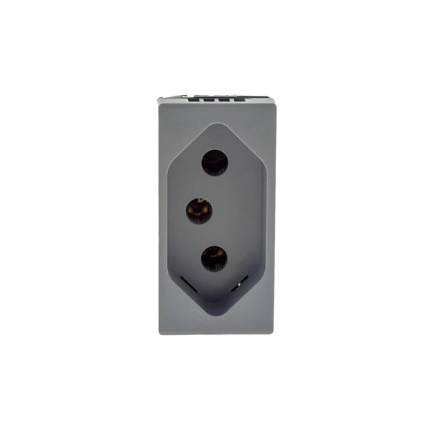 Modulo Tomada Pial Plus+ 20a Cinza