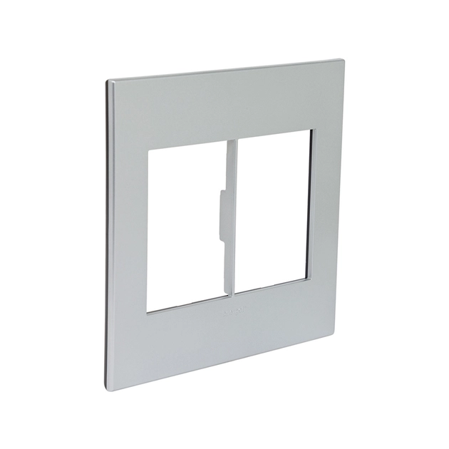 Placa 4x4 6 Postos Quadrados Aluminio Arteor