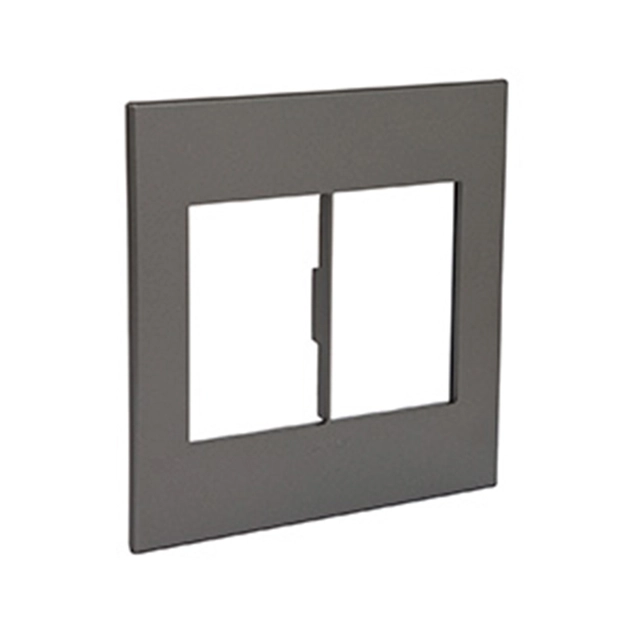Placa 4x4 6 Postos Quadrados Arteor Magnesio