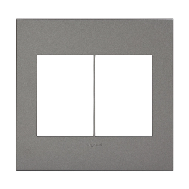 Placa 4x4 6 Postos Quadrados Arteor Magnesio