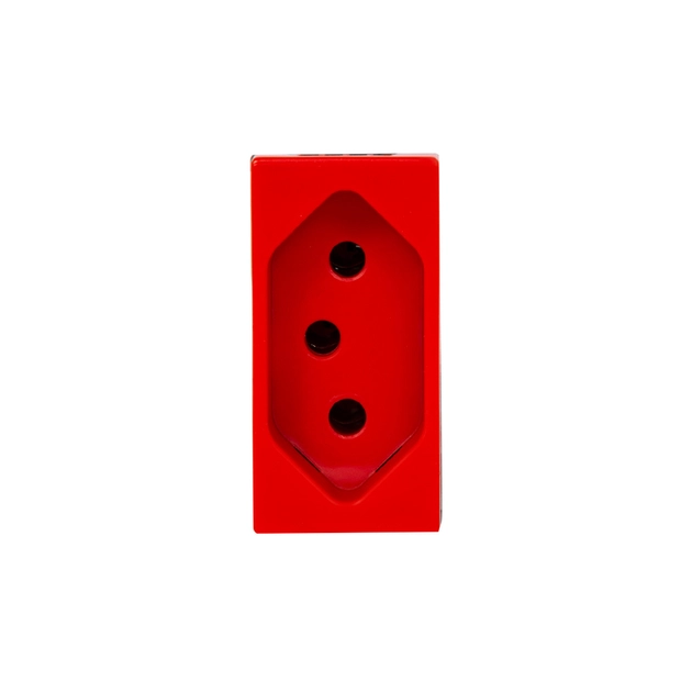 Modulo Tomada Pial Plus+ 10a Vermelho