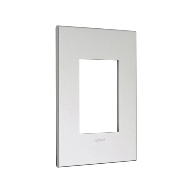 Placa 4x2 3 Postos Quadrados Aluminio Arteor