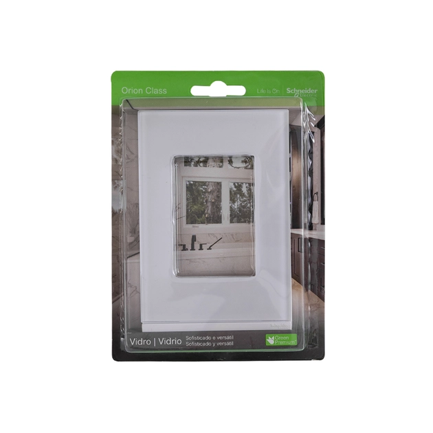 Placa 4x2 3 Postos Suporte Branco Vertical Orion Class