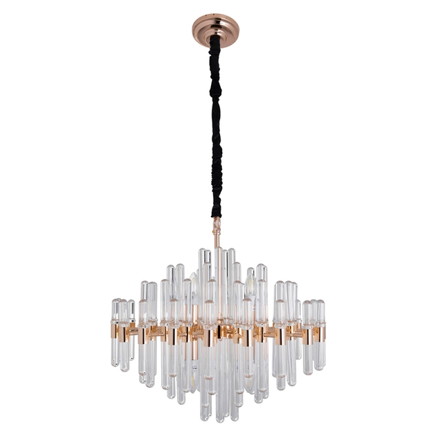 Pendente Vidro Metal Ouro Frances Copenhage