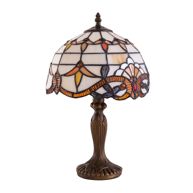 Abajur Metal Vidro Bronze Multicores Vitra