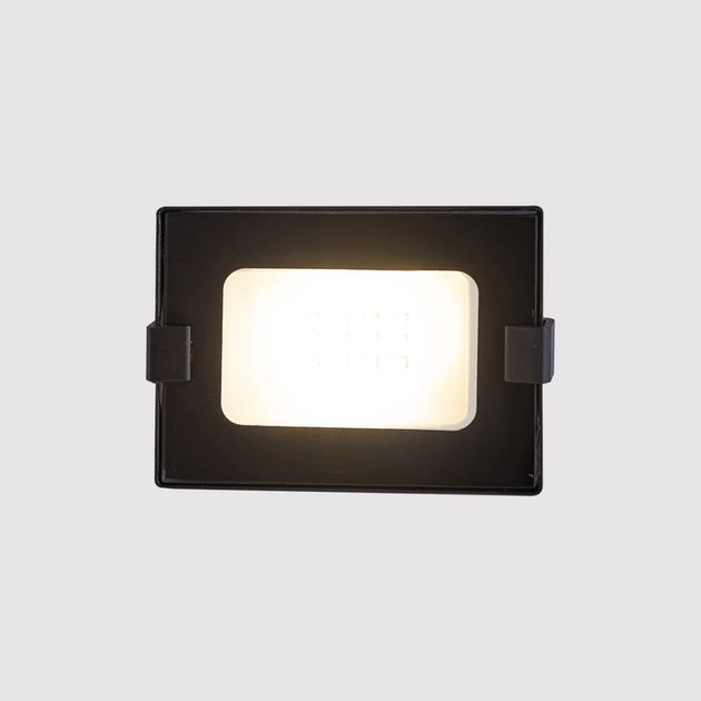 Projetor Led Aluminio Preto 30w 3000k Ip65