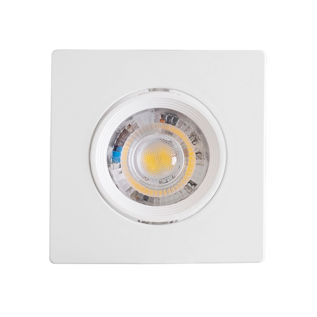 Plafon Led Embutir Quadrado Branco 3w 6500k