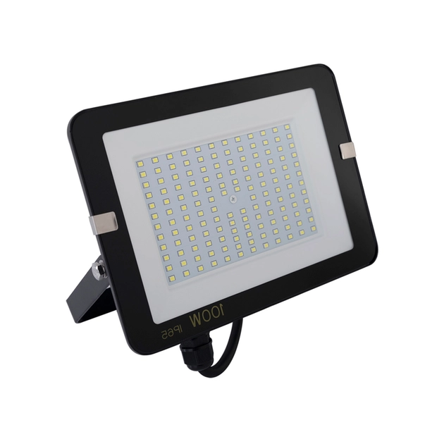 Projetor Led Preto 100w 6500k Ip65