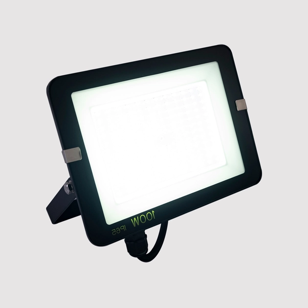 Projetor Led Preto 100w 6500k Ip65