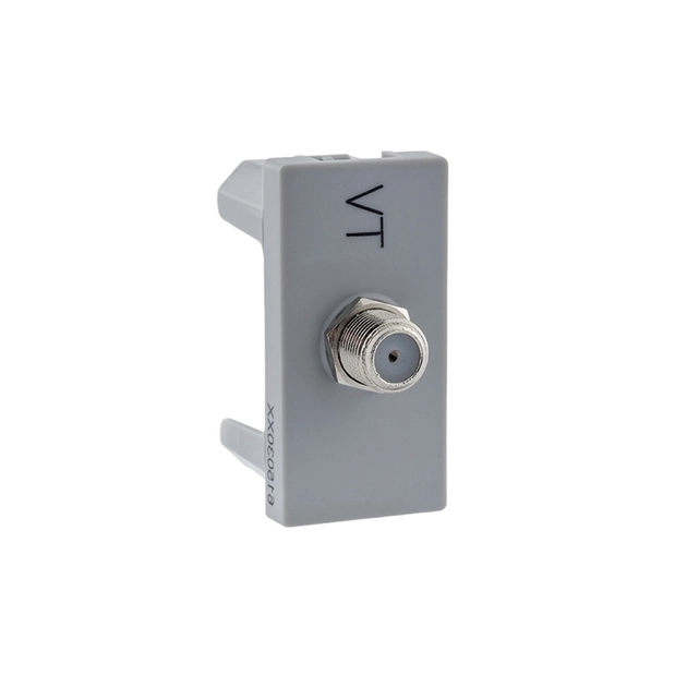 Modulo Tomada Para Antena Tv Cinza Pial Plus+