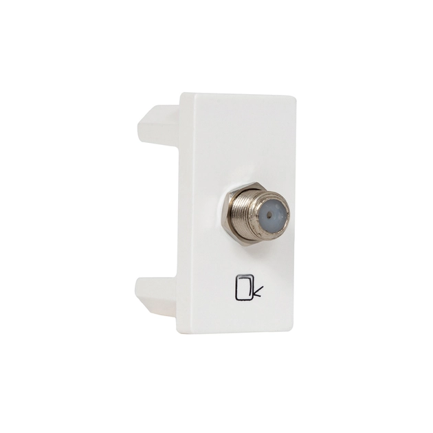 Modulo Tomada Para Antena Tv Branco Pial Plus+