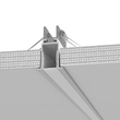 Perfil Embutir Sem Iluminacao 200cm Fit 15 - BRANCO