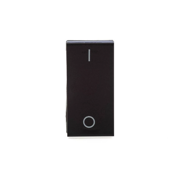 Interruptor Bipolar Simples Preto 10a Pial Plus+