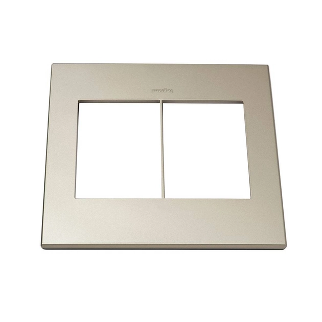 Placa 4x4 6 Modulos Quadrados Champagne Arteor