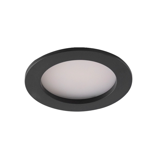 Plafon Led De Embutir Redondo Preto 2,5w 100 3000k Mobili