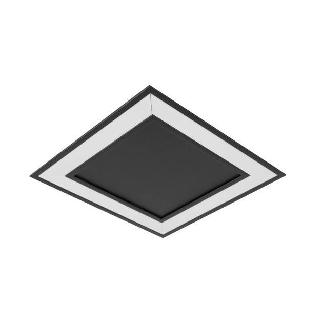 Plafon Led De Embutir Preto 16,8w 3000k Fit Edge