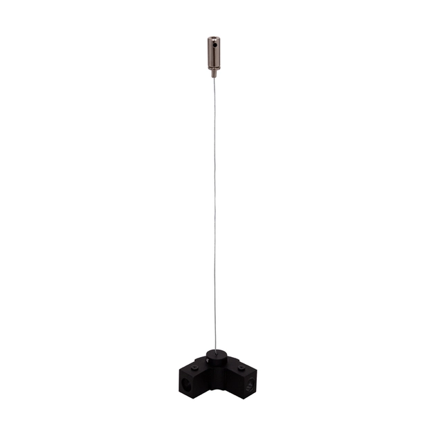 Juncao L Aluminio Cabo De Aco Preto Fit15