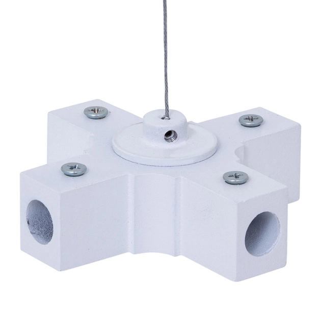 Juncao Para Sistema Aereo Branco Aluminio Fit15