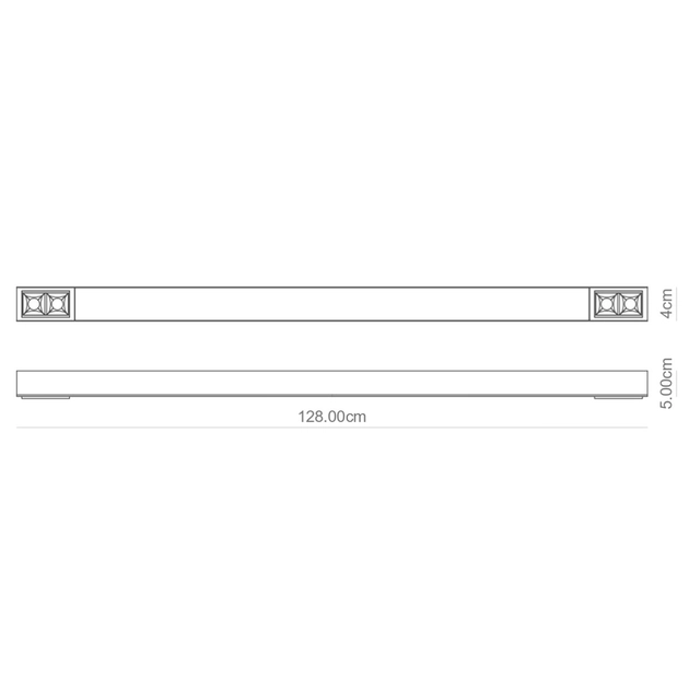 Plafon Led De Sobrepor Retangular 39,6w 3000k New Fit40
