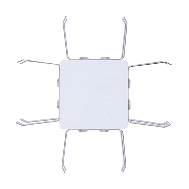 Juncao Quadrada X Branco Para Perfil Sem Iluminacao Fit40