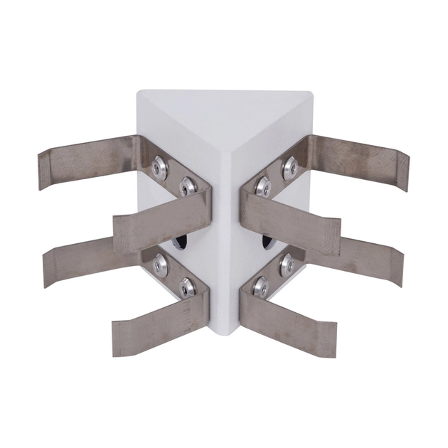 Juncao Triangular V Para Perfil Branco Sem Iluminacao Fit40