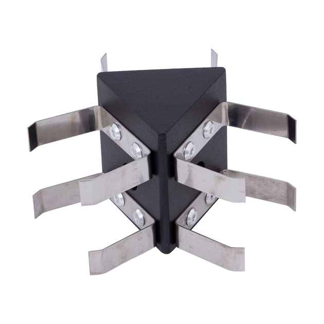 Juncao Triangular Y Para Pendente Preto Sem Iluminacao Fit40