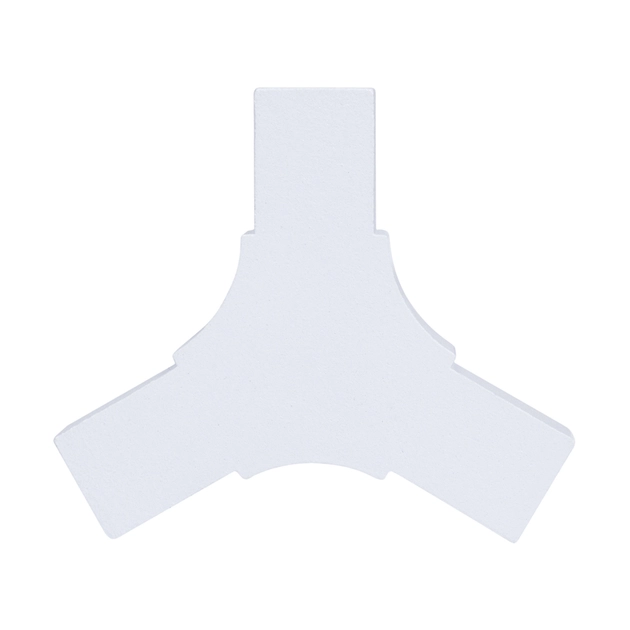 Juncao Y Perfil Sobrepor Aluminio Branco Sem Iluminacao Fit15