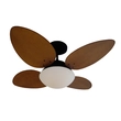 Ventilador De Teto Madeira Mogno 220v Vime