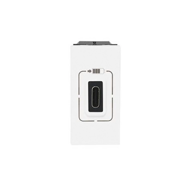 Modulo Tomada Carregador Usb Branco 1500ma Arteor
