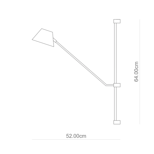 Arandela Aluminio Branco Esteca
