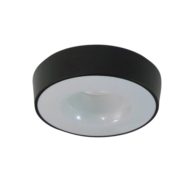 Plafon Sobrepor Aluminio Preto E27 15w Nice