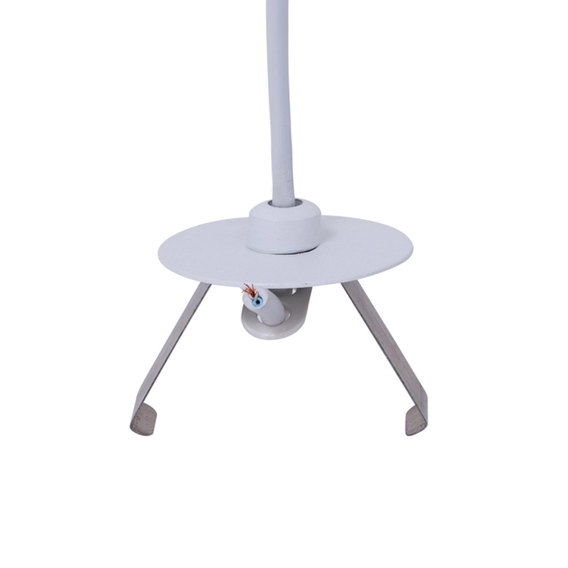Cabo De Alimentacao Branco Com Canopla Para Perfil New Fit40