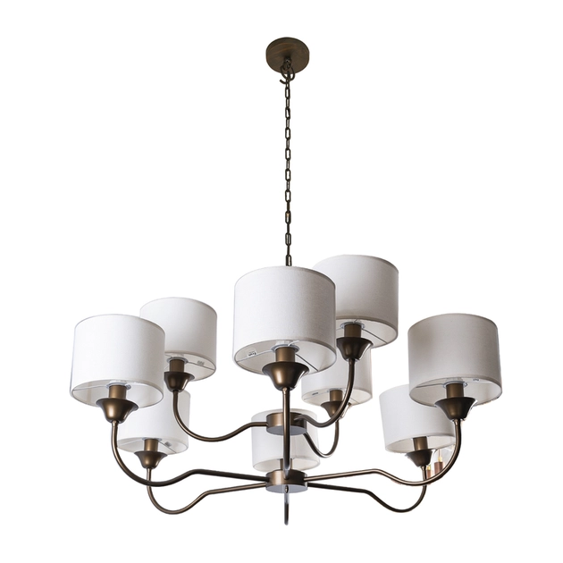 Lustre Aco Aluminio Ouro Novo Alba