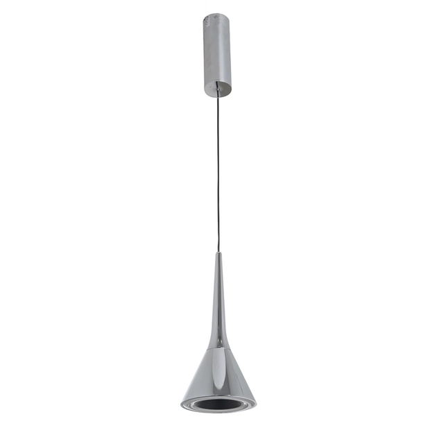 Pendente Led Aluminio Cromado 11w 3000k Flora