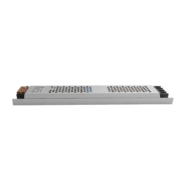 Driver Para Fita Led 12v 200w Cinza 20a Slim Colmeia