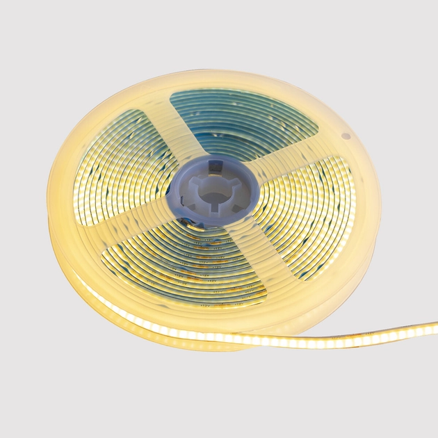 Fita De Led Cob 18w Por Metro 12v Irc80 5m 2700k