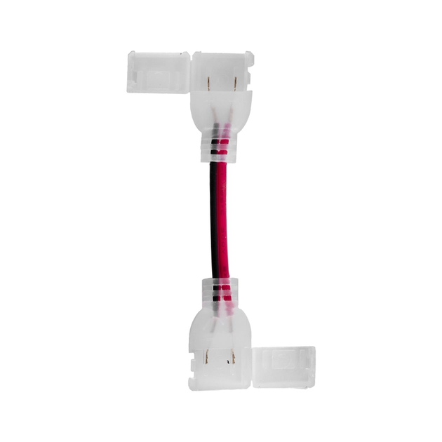Kit Com 10 Emendas Em L Para Fita De Led Cob 12v