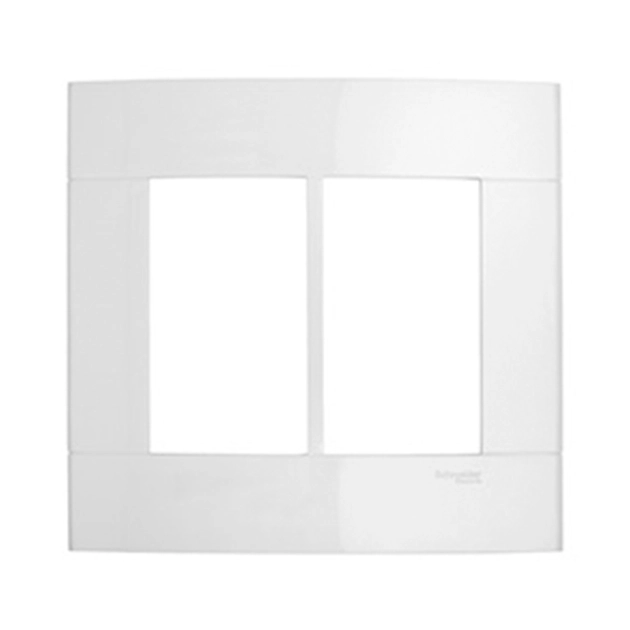 Placa Para 6 Modulos 4x4 Branco Decor