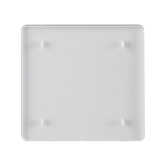 Placa Cega Termoplastico Gamma Silver 4x4 Orion