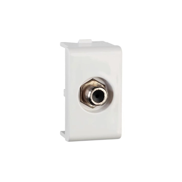Modulo Tomada Para Antena De Tv Branco Decor