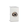 Módulo Tomada Para Antena De Tv Branco Decor