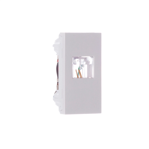 Modulo Tomada Para Telefone Rj11 4 Fios Branco Orion