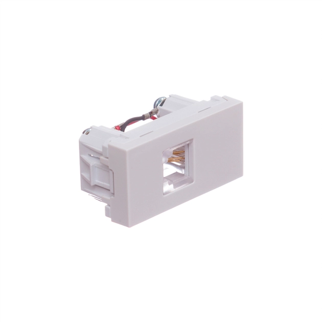 Modulo Tomada Para Telefone Rj11 4 Fios Branco Orion