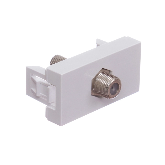 Modulo Tomada Para Antena De Tv Branco Orion