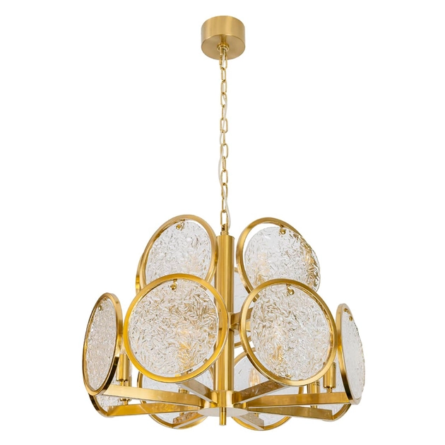 Pendente Metal Cristal Bronze
