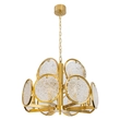 Pendente Metal Cristal Bronze